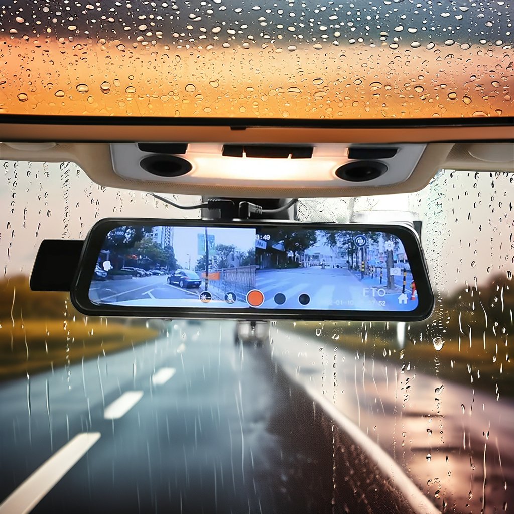 X300S Dashcam 9.66 Inch Full Screen HD Streaming Media Front Back 1080P Dual Camera 6x Rear View Rain Breaking Fog Strong Light