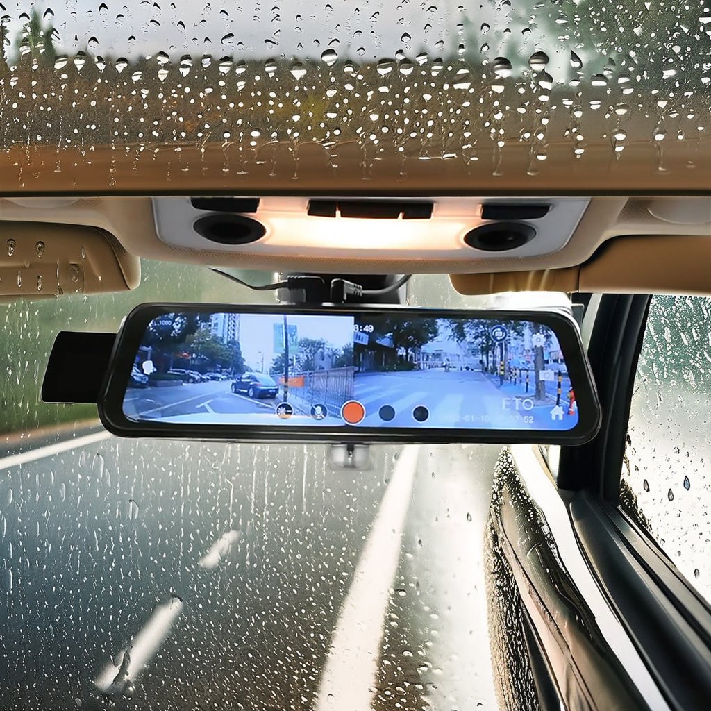 X300S Dashcam 9.66 Inch Full Screen HD Streaming Media Front Back 1080P Dual Camera 6x Rear View Rain Breaking Fog Strong Light