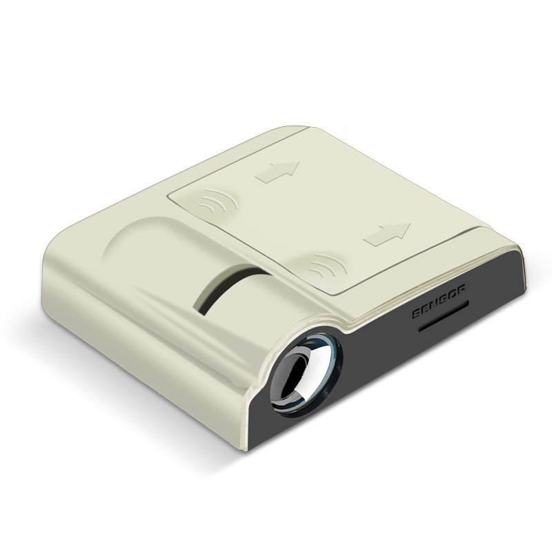 Car welcome projection light magnetic control wire free laser light LED door change decorative light auto parts