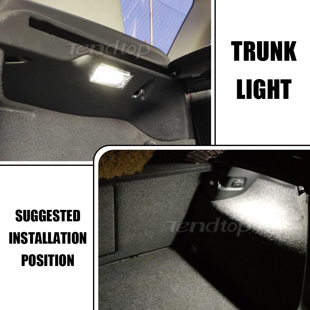 1Pc Trunk Boot led Lights For VW GOLF 4 5 6 Touran Touareg Passat B6 B7 CC EOS Campmob Golf plus Seat Ibiza Led luggage lamp