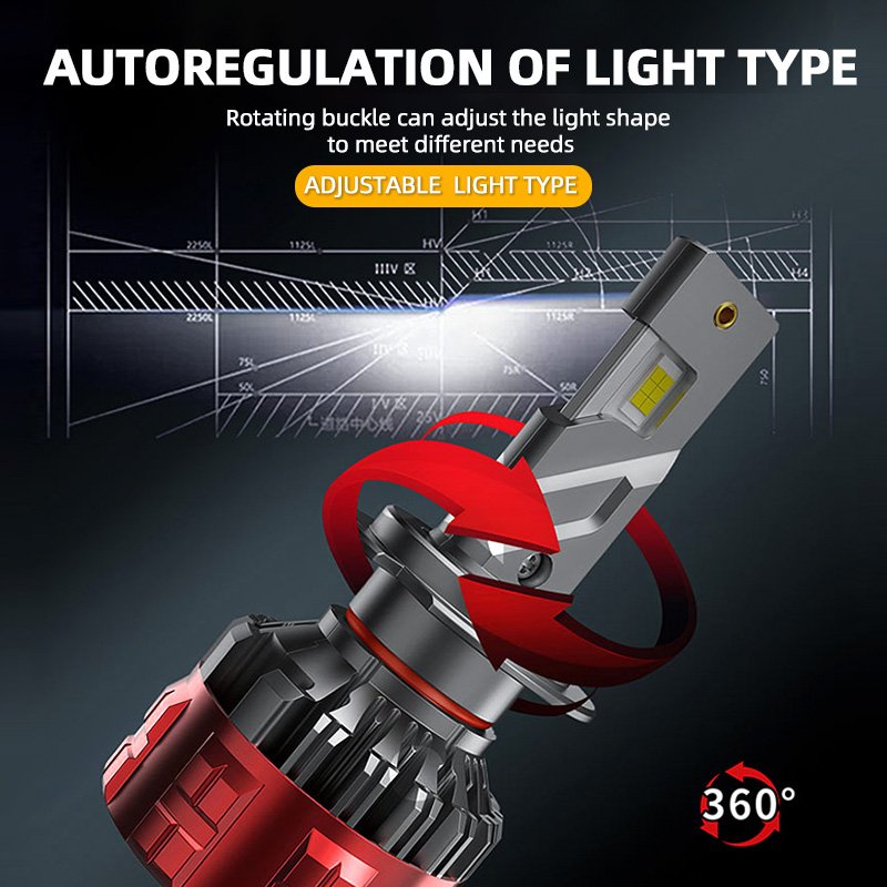 Automotive Light Accessories Cool White 6000k 130W H4 Led Headlight Bulb For Halogen Replacement