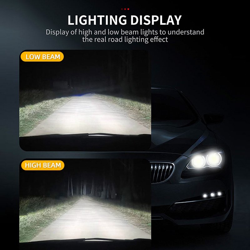 Automotive Light Accessories Cool White 6000k 130W H4 Led Headlight Bulb For Halogen Replacement