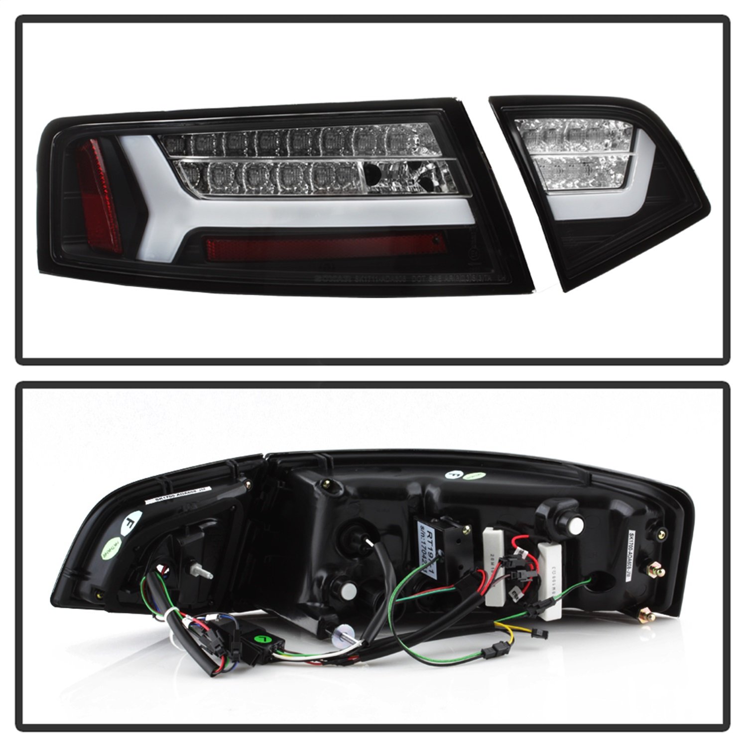 High-power car tail light assembly for Audi A6 2009-2012 Illuminated Dynamic Brake Signal Rear Tail Light Wholesale Auto Parts
