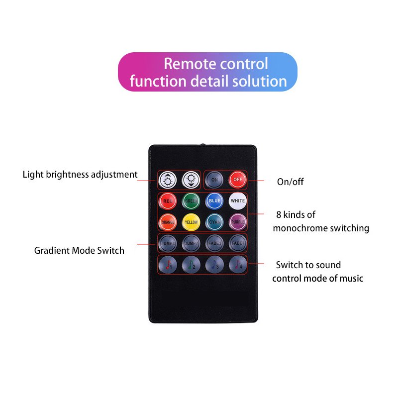 New 12V Car Light Accessories 9watts Rated Power Others Chassis Lights Led Car Ambient Lighting Universal Goods for Car 9 Watts