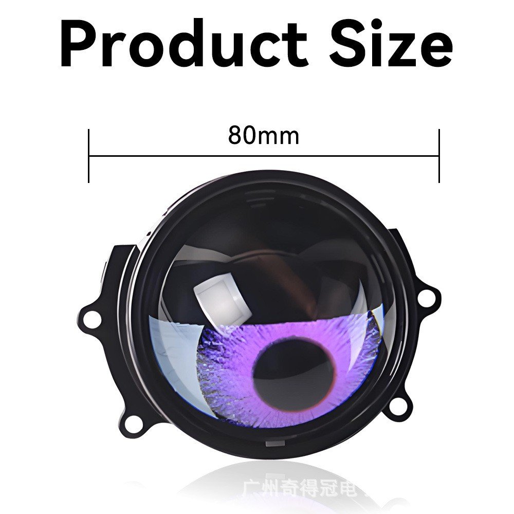 New others Accessories 3 inch most Popular Car Led Headlight Blink Angel Eye Devil Eye for Turning & Driving