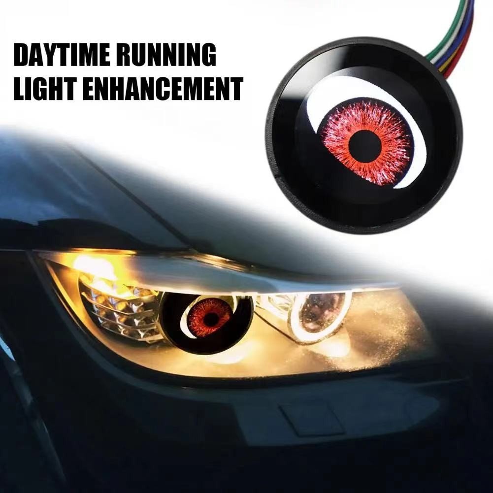 New others Accessories 3 inch most Popular Car Led Headlight Blink Angel Eye Devil Eye for Turning & Driving