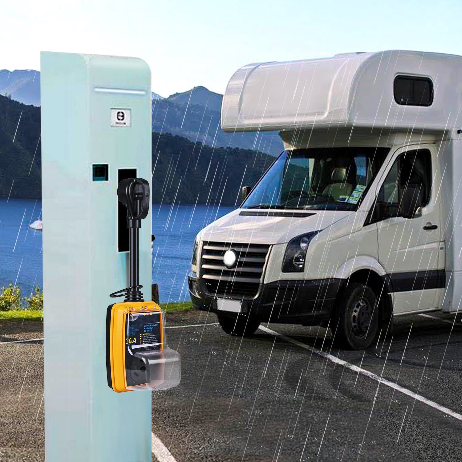 Manufacturer Wholesale Portable Waterproof Cover Protector Intelligent Surge Protector Car Accessories