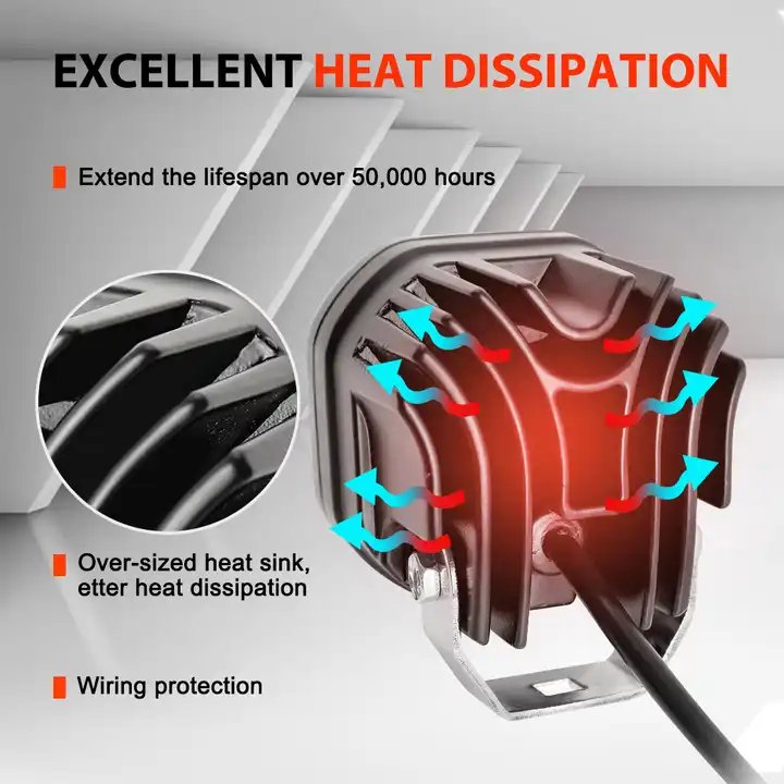 OEM 5D Projector Led Driving Spot Auxiliary Light Offroad 4x4, Cube Led Off Road Fog Lamp 12V 24V 3 Inch Led Pods Light
