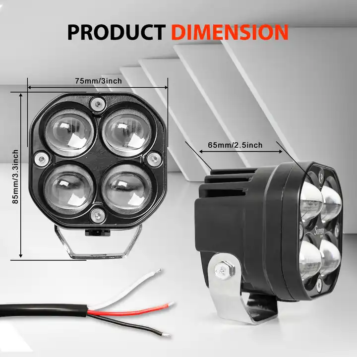 OEM 5D Projector Led Driving Spot Auxiliary Light Offroad 4x4, Cube Led Off Road Fog Lamp 12V 24V 3 Inch Led Pods Light