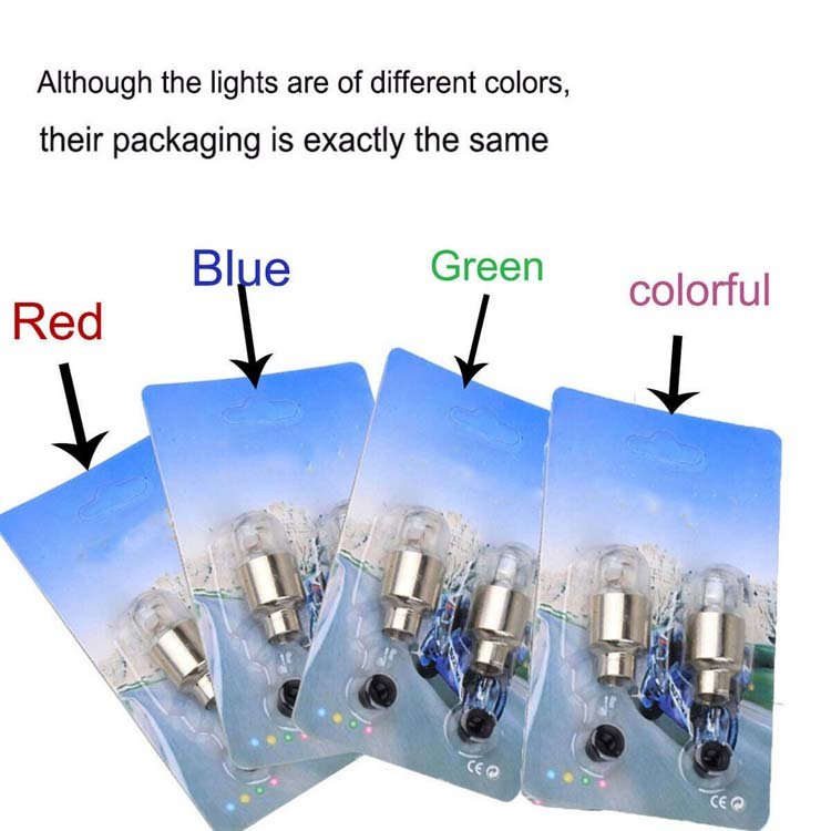 Wholesale Car Motorcycle Wheel Tire Tyre Valve Flash LED Light Spoke Lamp Decorative light