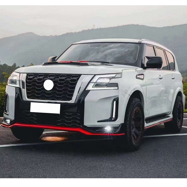 Car Accessories Front rear bumpers headlights Tail Lights Side skirts 2010-2020 Upgrade To Nismo Body Kit for NISSAN PATROL Y62