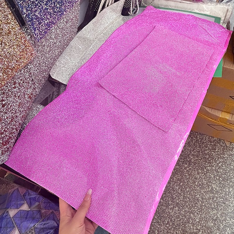 DIY Gifts Car Decoration Bling Rhinestone Sheet Bling Self Adhesive Glitter Crystal Rhinestones Sheet Sticker for Shoes Cup