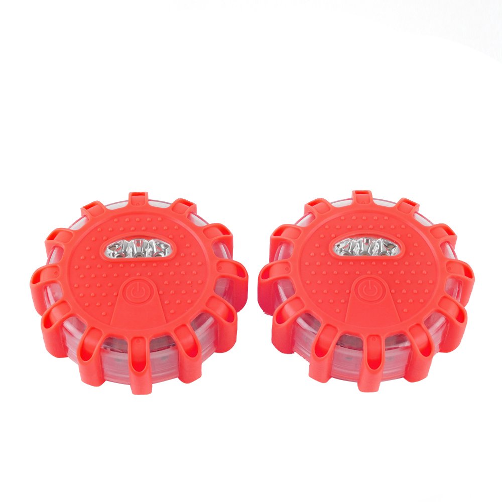 Magnetic rotary car auto Led road flares emergency disc warning light led vehicle lights
