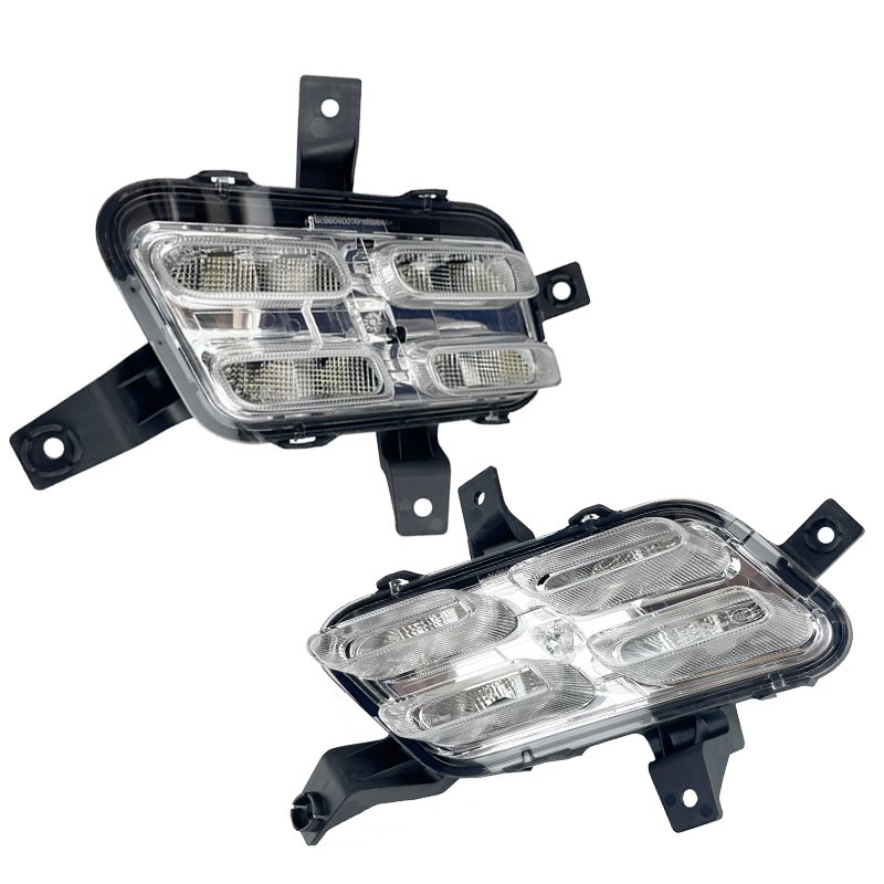 Left Right Daytime Running Lights DRL Fog Lamp Light Compaitable for Chery Tiggo 8 8PLUS Front DRL Only Clear Driving Lights