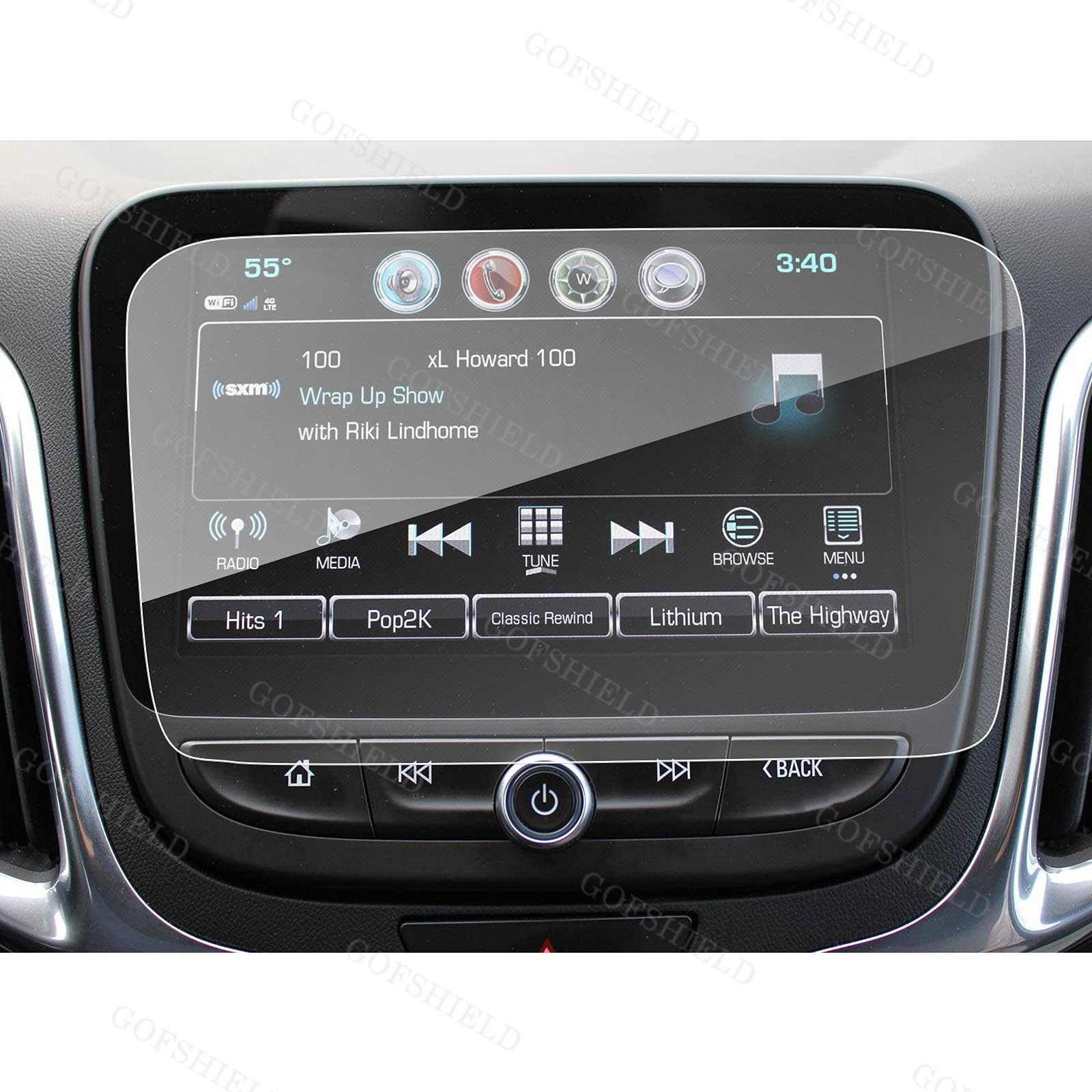 HD Transparency Car Screen Protector Full Coverage Navigation Touchscreen Accessories For GPS TPU Soft Screen Protective Film