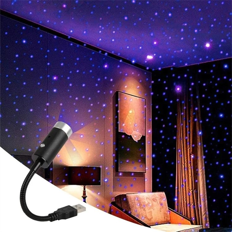 Hot sell best popular Factory Directly Sell Car Adjustable Star Night Lights Mini LED Car flexible USB Roof Light