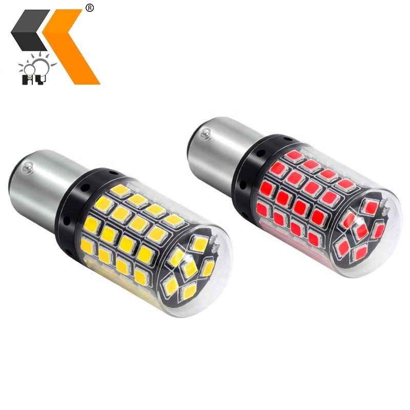 HOLY Wholesale car styling 15W S25 1156 1157 BA15S BAY15D 3030 54SMD 12V White Car LED Signal Lights LED Back Up Reverse Lamp