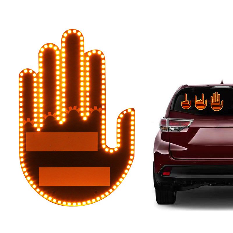 Factory Hot-selling finger light vehicle-mounted multifunctional warning light For Car