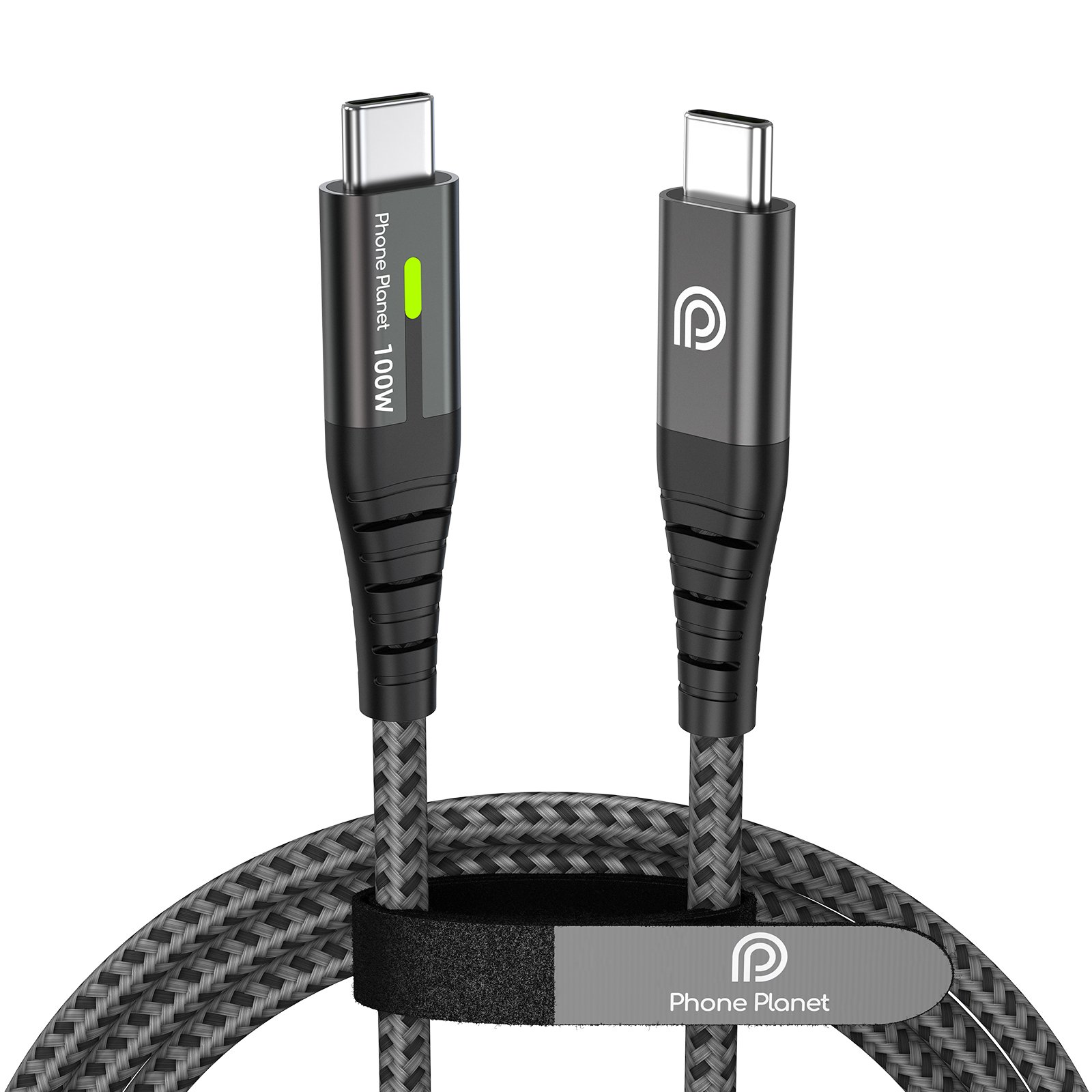 Phone Accessories 2024 Charging Data Cable With Led Light 100w Type C Charging Cable With Light