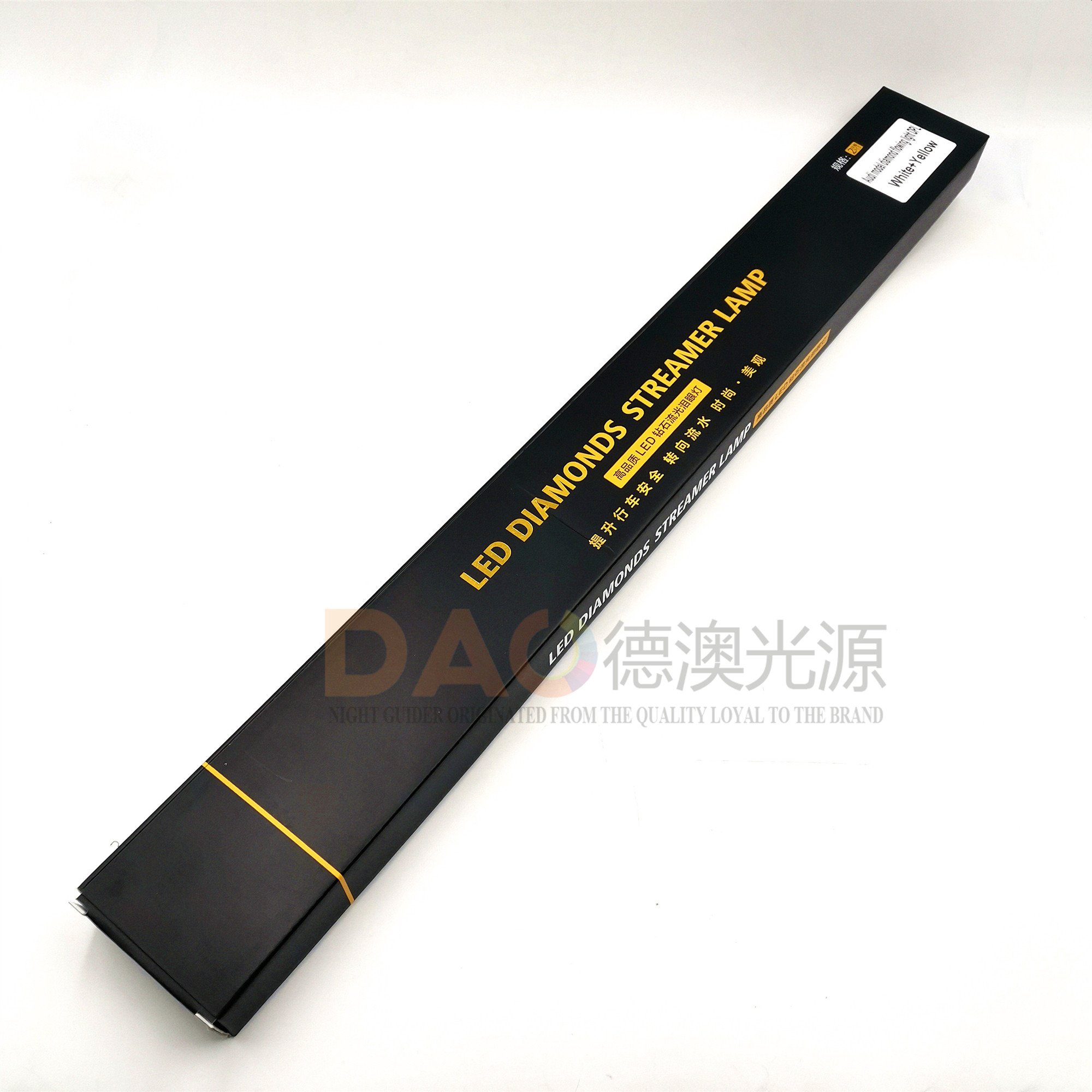 DAO Super Bright Crystal Led Lighting Tears Eye Crystal LED DRL Universal Cars Install Led Strips Other Car Light Accessories