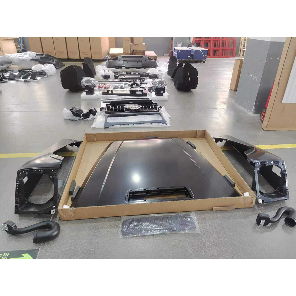 G Class W463 89-18y Upgrade Old to New W464 G63 Style Body Kit W463a AMG Bodykit Full Set Car Bumpers Grille with Lights