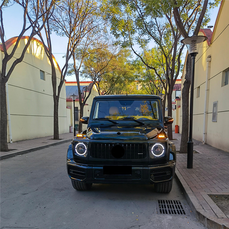 G Class W463 89-18y Upgrade Old to New W464 G63 Style Body Kit W463a AMG Bodykit Full Set Car Bumpers Grille with Lights