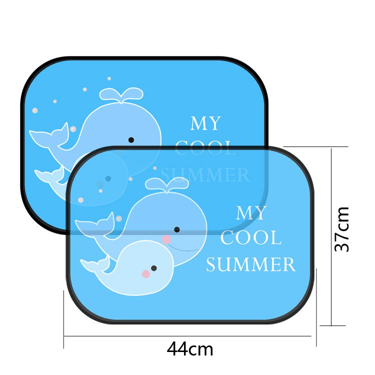 Wholesale Foldable magnetic cartoon window sun shades side baby children umbrella sun cover wholesale Auto car sunshade