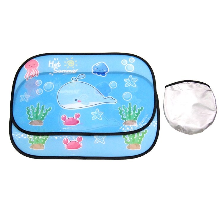Wholesale Foldable magnetic cartoon window sun shades side baby children umbrella sun cover wholesale Auto car sunshade