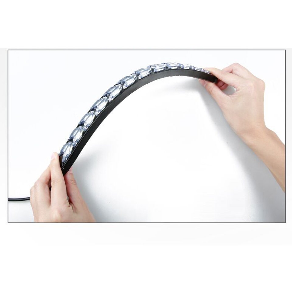 Wholesale Car Led Flexible Led Strip Light Car Headlight Warning Flash Signal Led Strip Light Car Led Drl Lights