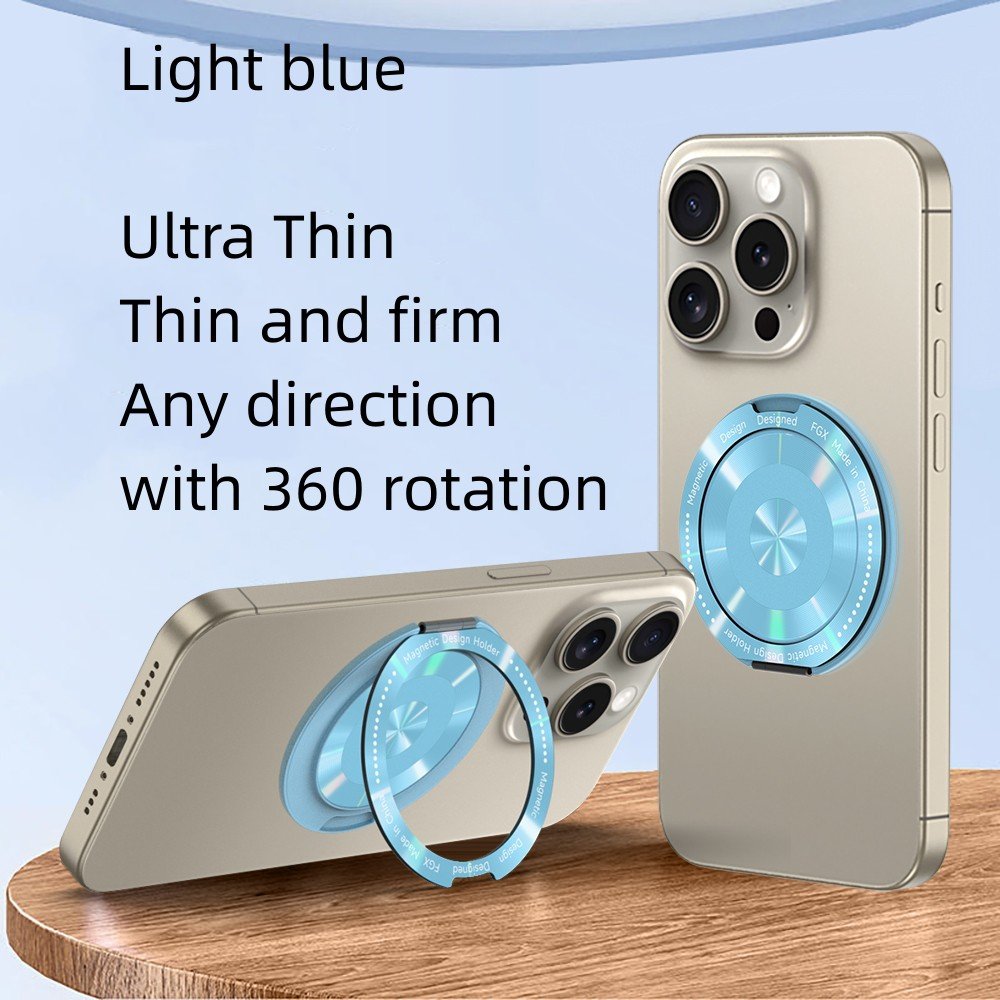 Hot Sale Modern Latest Lazer Light Custom-Made Metal Foldable Phone Stand Holder Bracket For Office Desk Phone Accessories