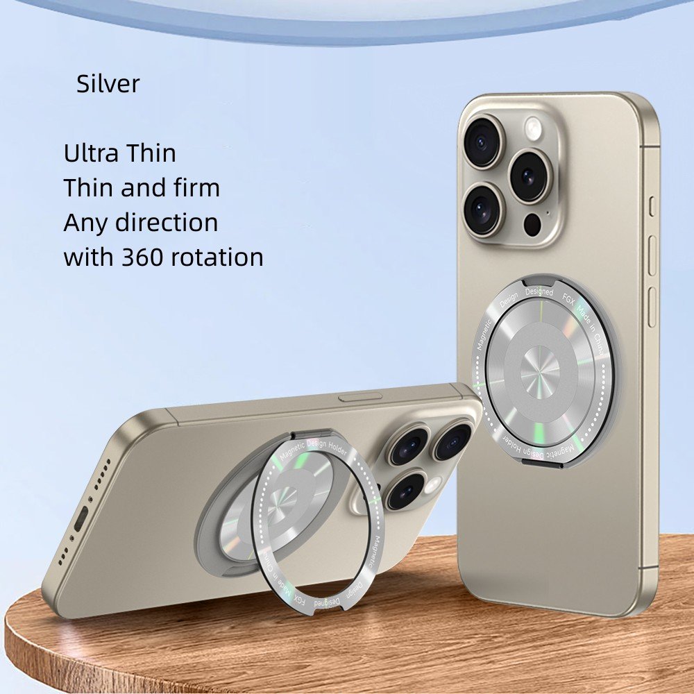 Hot Sale Modern Latest Lazer Light Custom-Made Metal Foldable Phone Stand Holder Bracket For Office Desk Phone Accessories