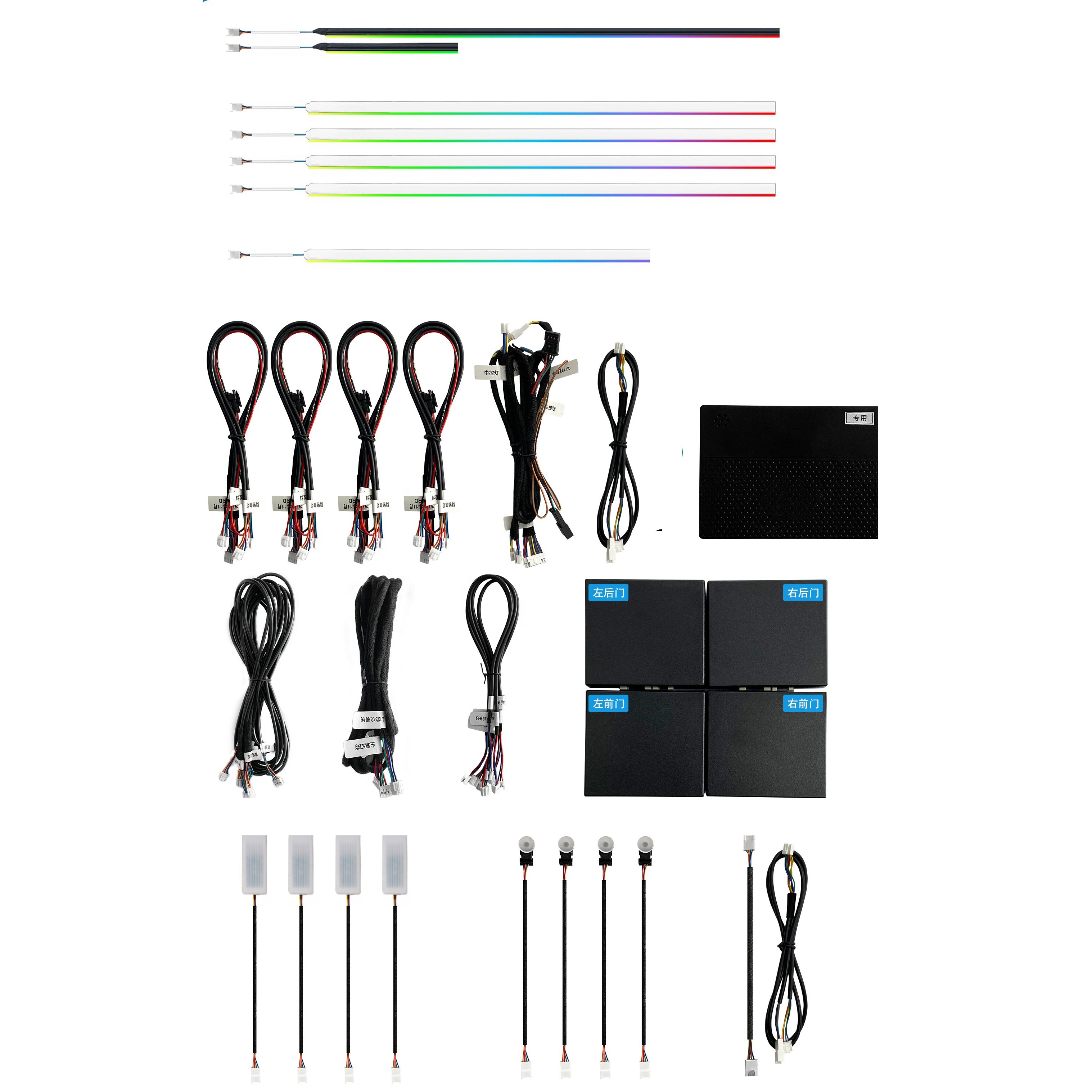 New Colored Interior Decorative Lights For BMW3 Series F30 F35 F31 Car Ambient Lighting
