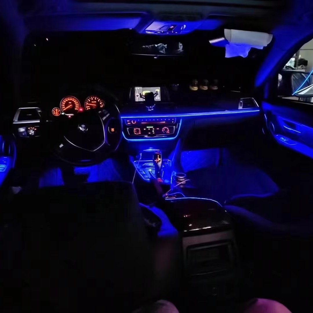 New Colored Interior Decorative Lights For BMW3 Series F30 F35 F31 Car Ambient Lighting