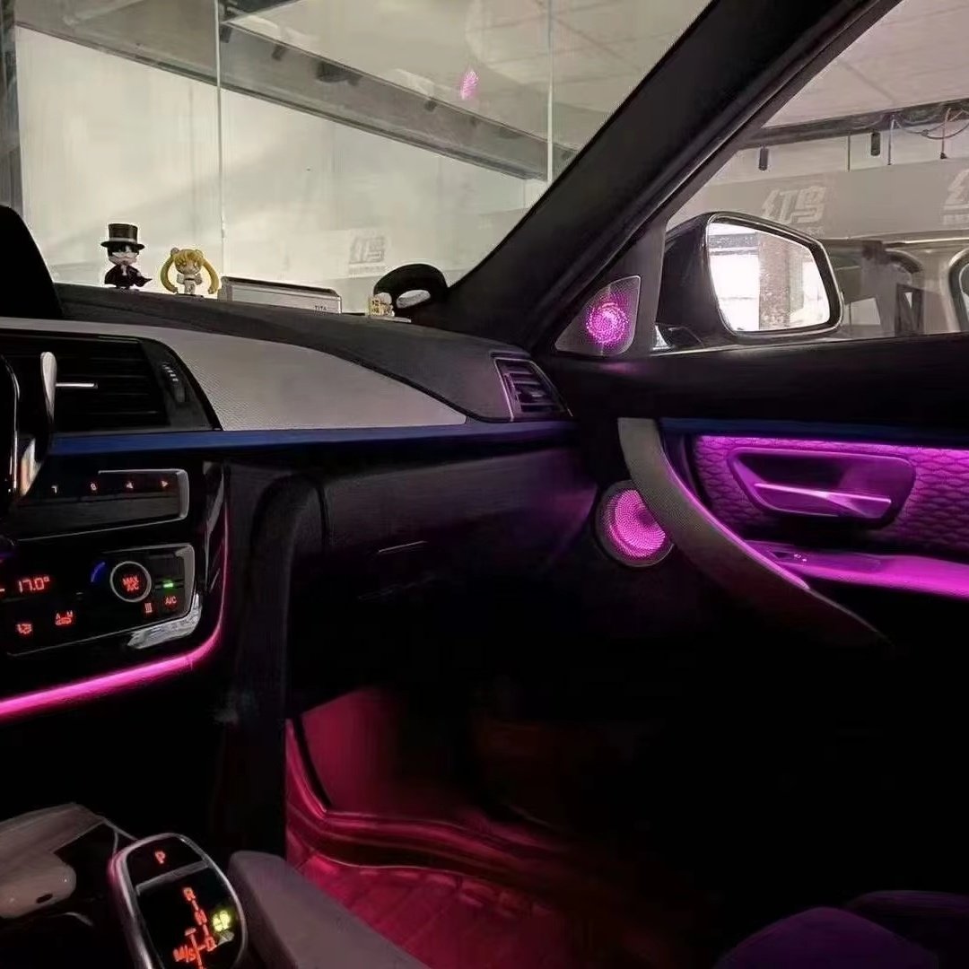 New Colored Interior Decorative Lights For BMW3 Series F30 F35 F31 Car Ambient Lighting