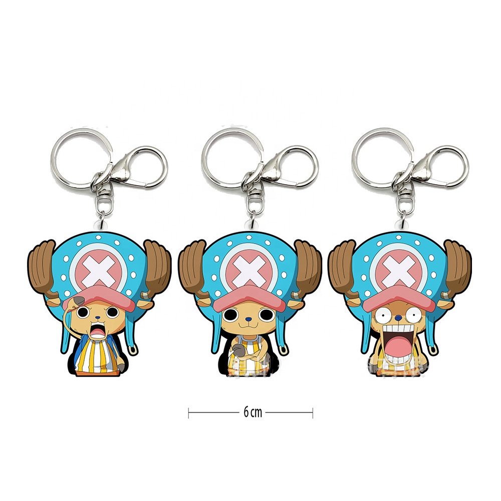 Mix Designs Anime 3d Motion Key Chains Acrylic Lenticular Keychains Scratch Resistant Pet Demon Slayer Decor For Car Keyring Bag