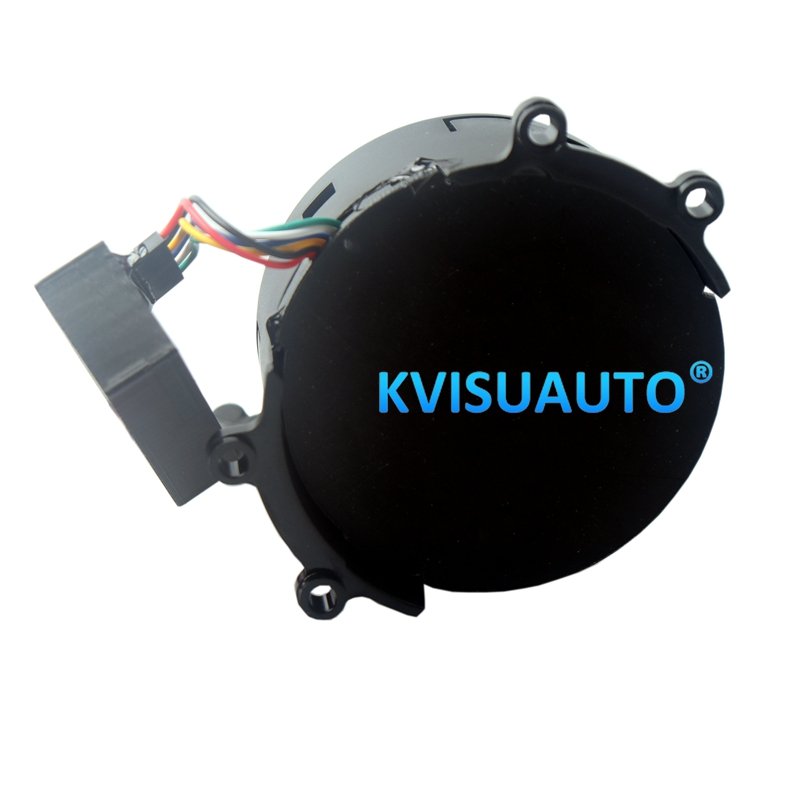 CQL KVISUAUTO 3-Inch Dynamic RGB LED Devil Demon Eyes Light Panel with Projector Lens Colorful Car Accessory