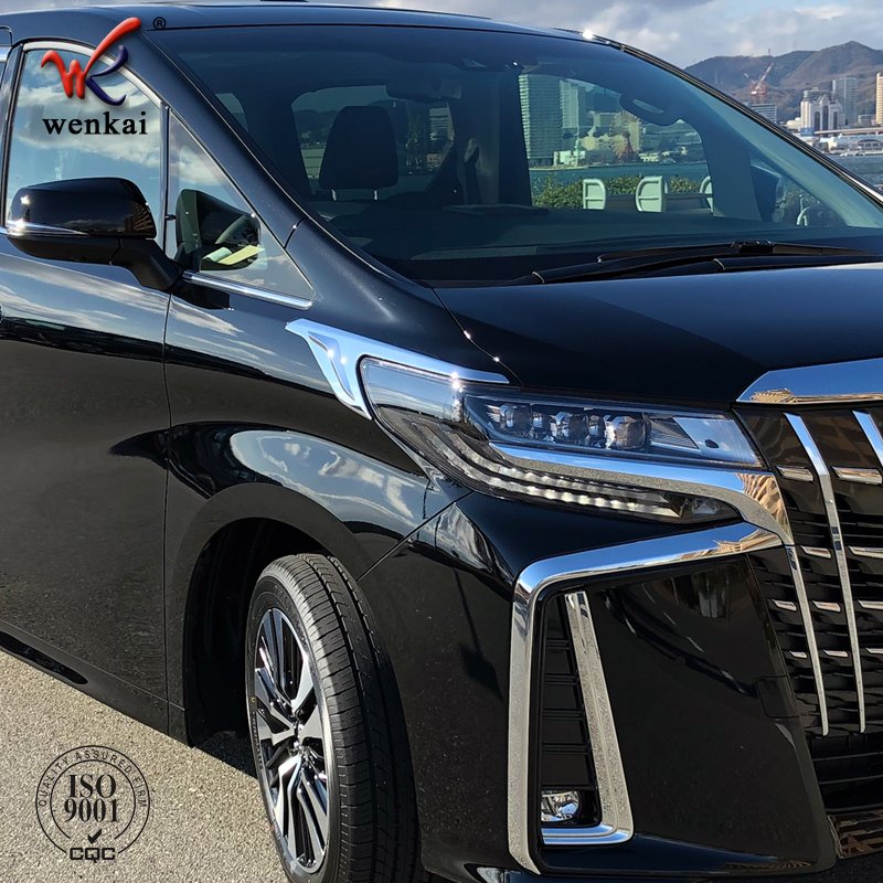 For 2016-2019 Toyota Alphard AH30 Car Accessories ABS Chrome Front Head Light Headlight Lamp Cover Trim Molding Frame