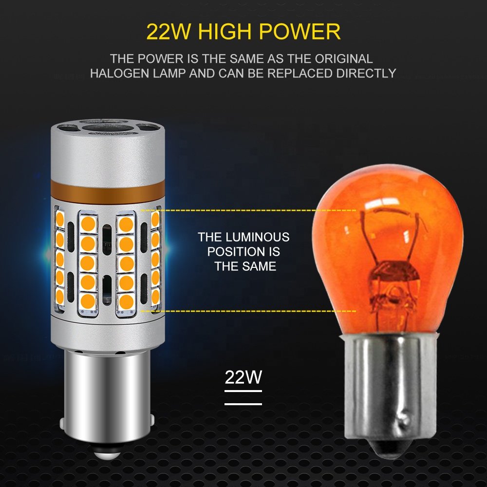 Susnhiny Sx271 Canbus Led Bulb Brightness Car Tail Light Bulbs 1156 BA15S Led Turn Signals Other Car Lighting Accessories