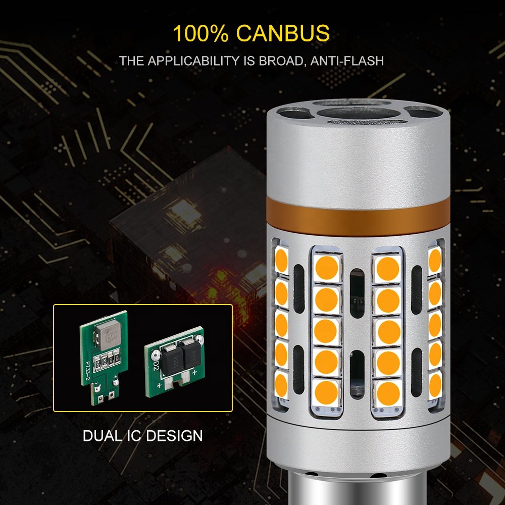 Susnhiny Sx271 Canbus Led Bulb Brightness Car Tail Light Bulbs 1156 BA15S Led Turn Signals Other Car Lighting Accessories