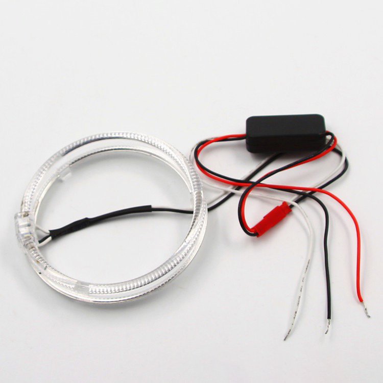 LED Ring Car Projector Lens Headlight Super Light White Blue Red Green Auto CAR Lamp Other Car Light Accessories