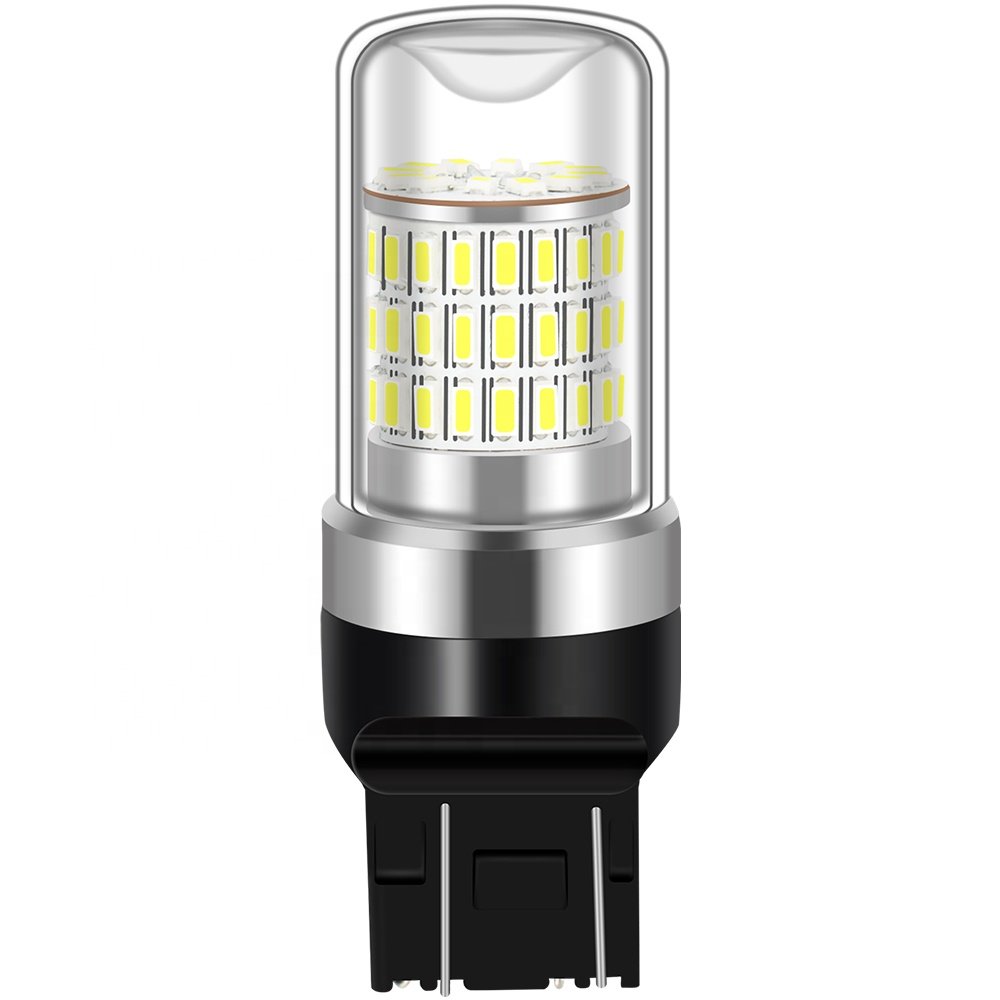 Sunshiny Others Car Light Accessories Brightest Stop 7443 T20 White Led Brake Light Red Turn Signal Lamp Tail Bulbs