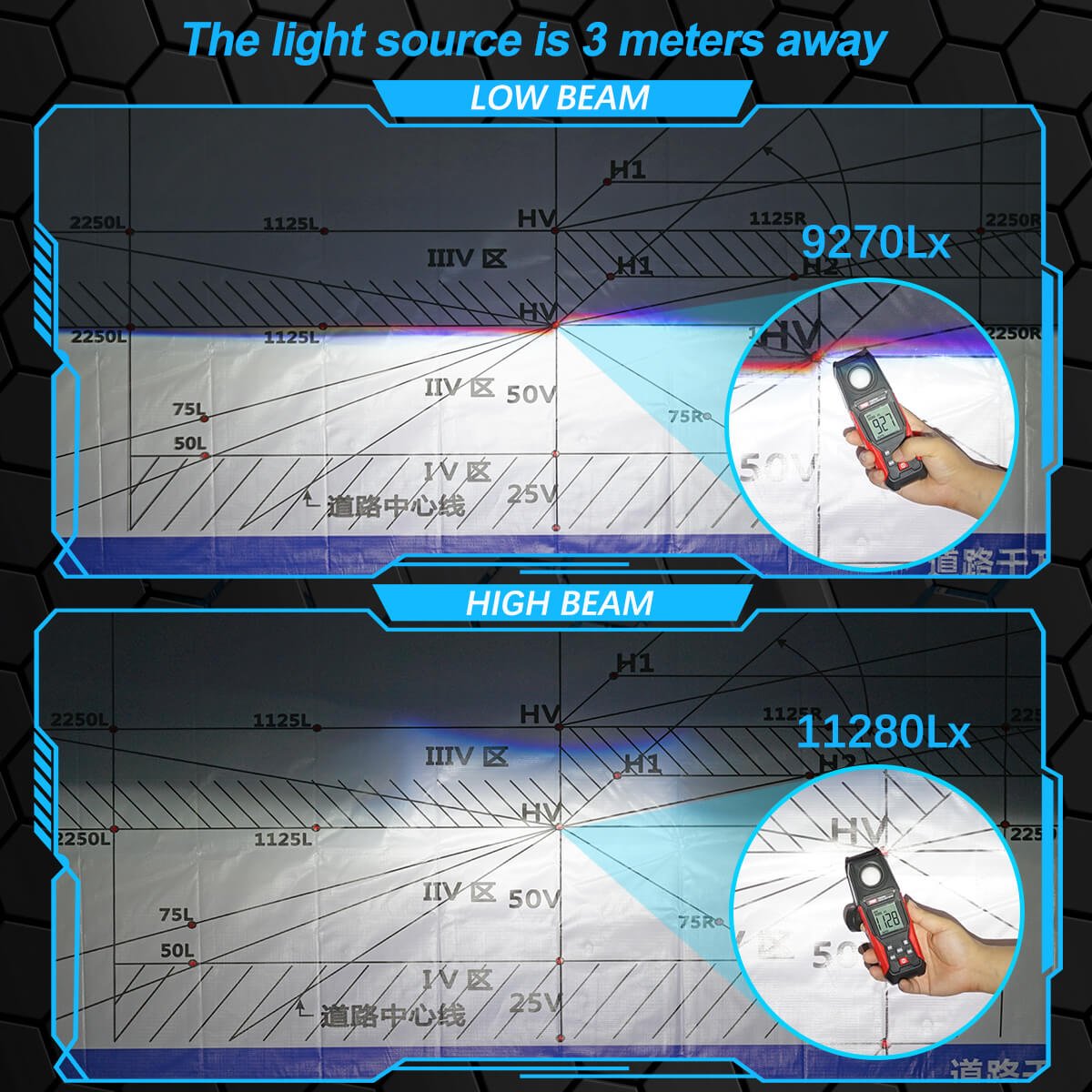 Led Projector Headlights Bulb 50W 6000K Projector Lens Led Headlights For BMW Car Headlight Kit