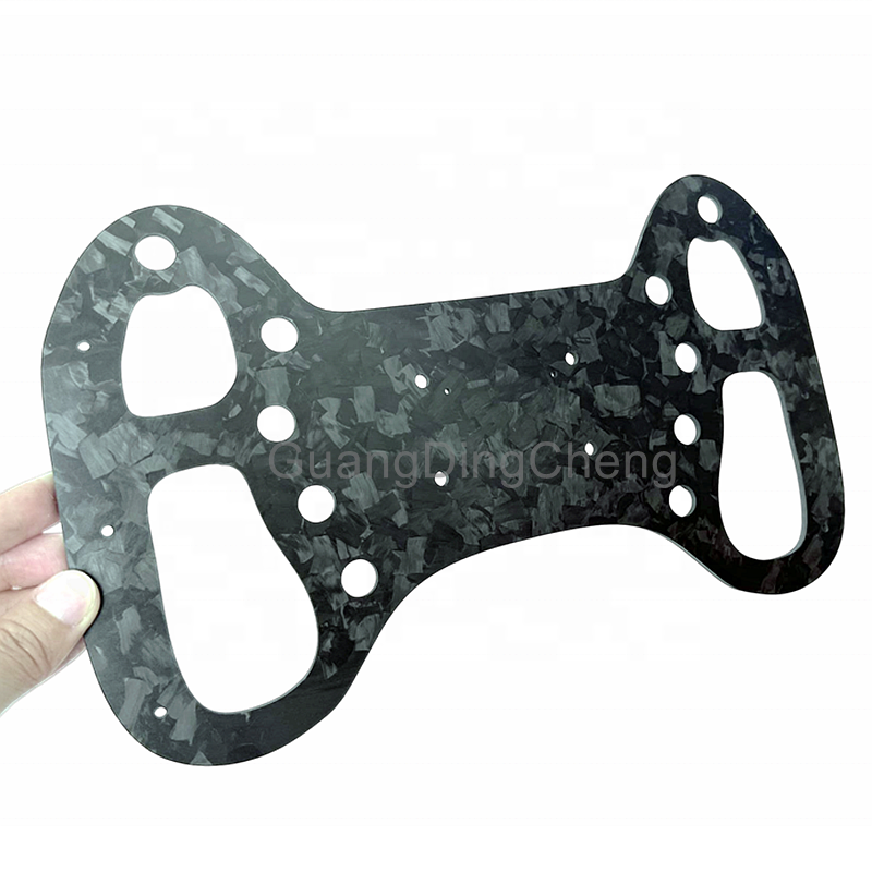 High-End Customs Forged Carbon Fiber Steering Wheel Forged Carbon Wrap Steering Wheels DIY Plate