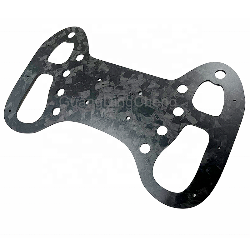High-End Customs Forged Carbon Fiber Steering Wheel Forged Carbon Wrap Steering Wheels DIY Plate