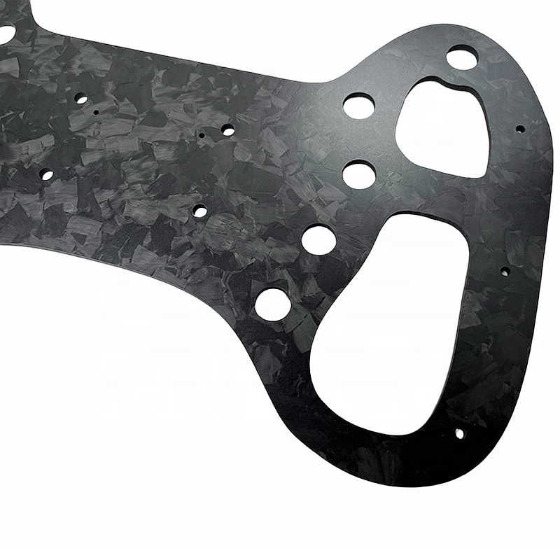 High-End Customs Forged Carbon Fiber Steering Wheel Forged Carbon Wrap Steering Wheels DIY Plate