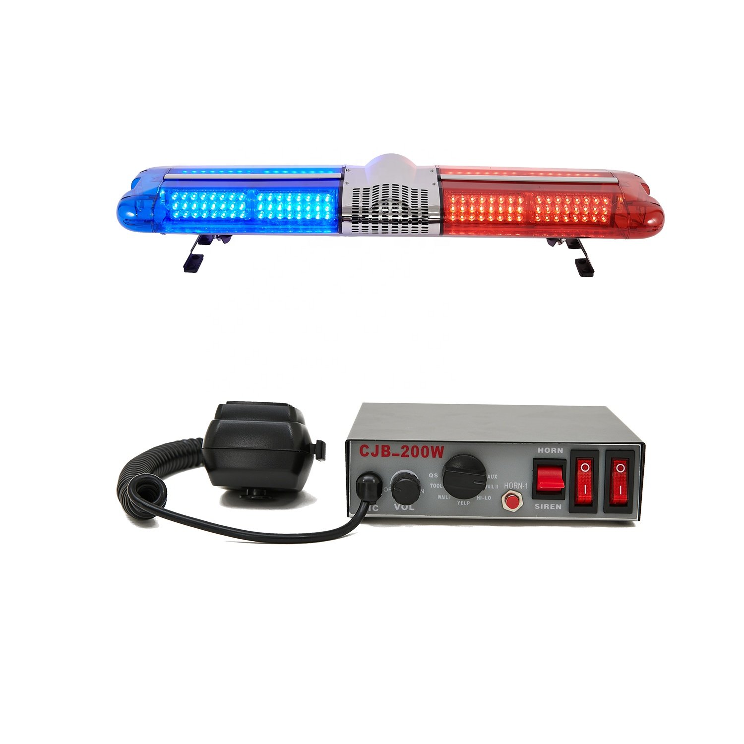 New 12V LED Emergency Signal Light with Speaker Car Light Accessory for Ambulance Siren for Cars and Other Vehicles