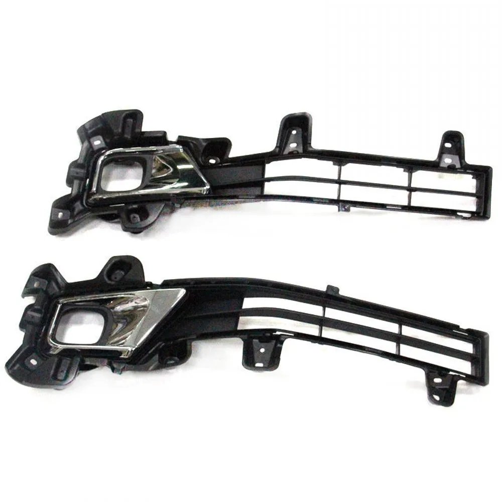 Xinmaxen 1 Set Front Bumper Bezel LED Fog Driving Light Lamp Harness Kit Fit for Land Cruiser LC200 2016-2018