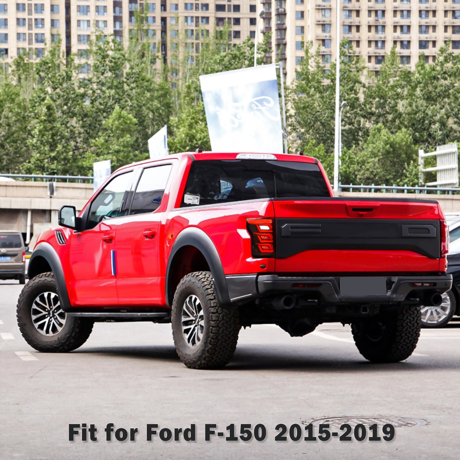 Auto rear bumper tail light assembly for Ford F150 2015 2016 2017 2018 2019 Warning Turn Signal Brake light Car Accessories