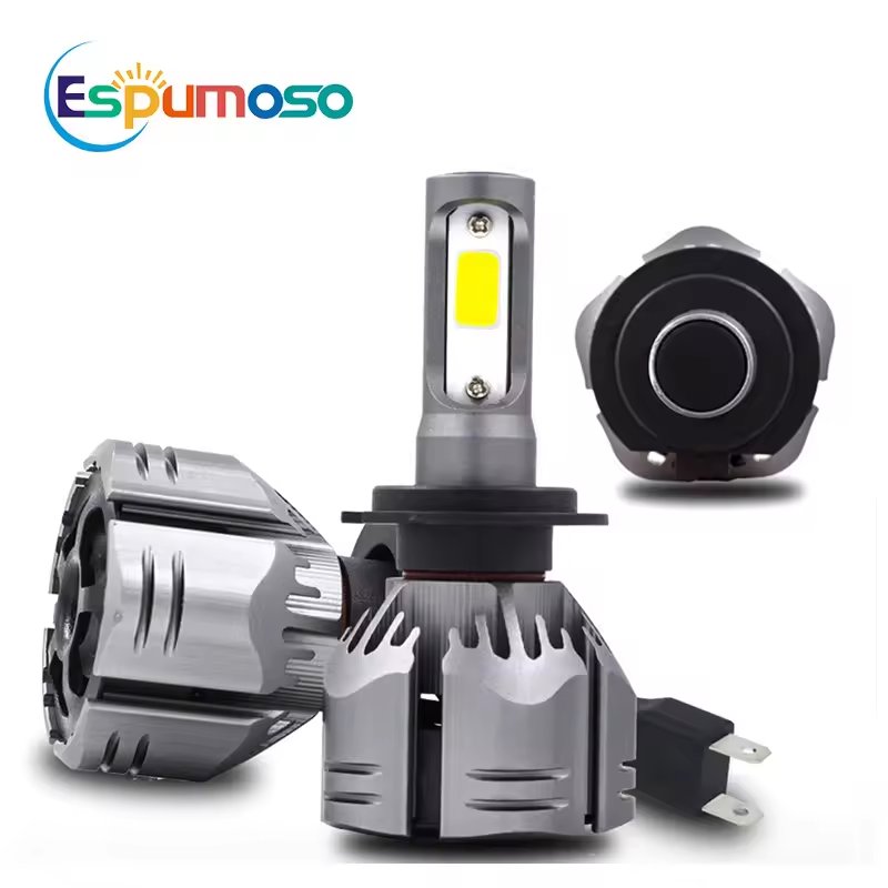 Espumoso R11 Led Headlights Cob Chip 12V 150W 12000LM White 6000K High Low Beam H4 H7 H11Light h4 lamp Headlamps fog lights