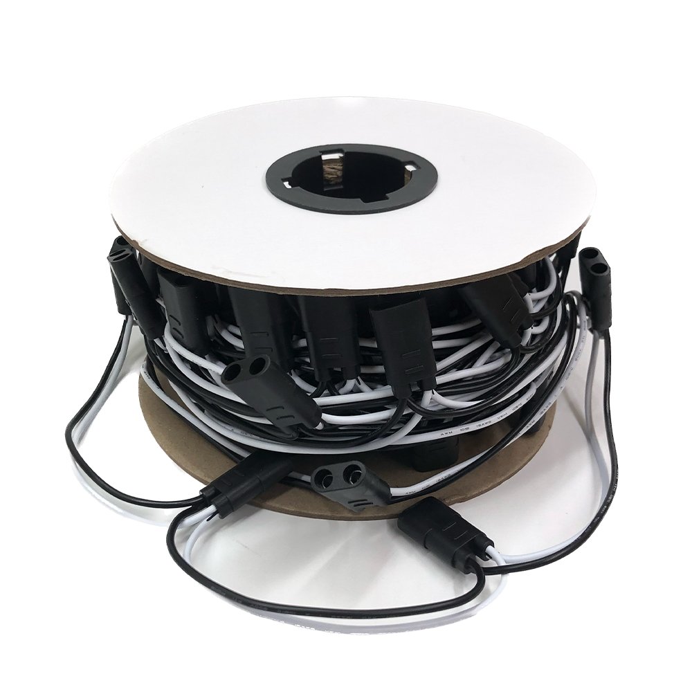 aftermarket parts double female bullet plug wire harness with customized spacing for Side Marker Light Trucks Trailers